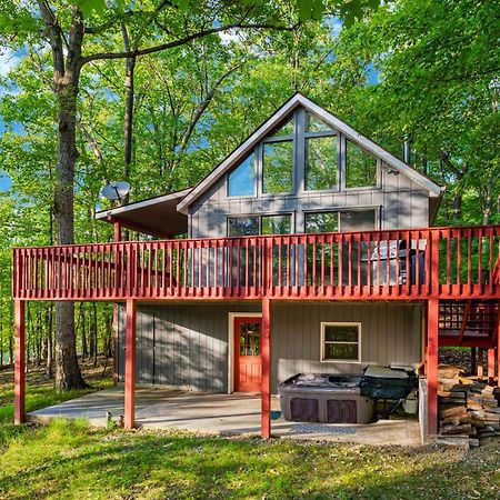 Hot Tub, Large Deck, Wifi, Fire Pit At Chalet Cabin Morton Grove Zewnętrze zdjęcie